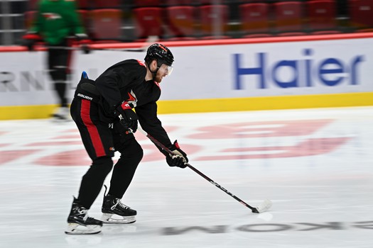 Раскатка «Авангарда» перед пятым матчем серии с «Сибирью»