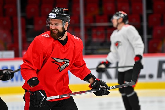 Раскатка «Авангарда» перед матчем с «Адмиралом»