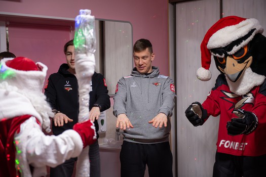 «Авангард» в гостях у болельщиков из гематологического отделения ОДКБ