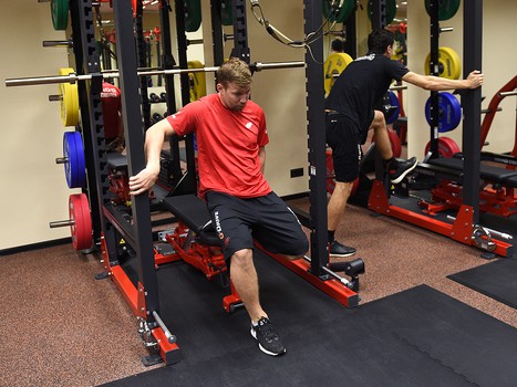 Раскатка "Авангарда" перед матчем с "Ак Барсом"