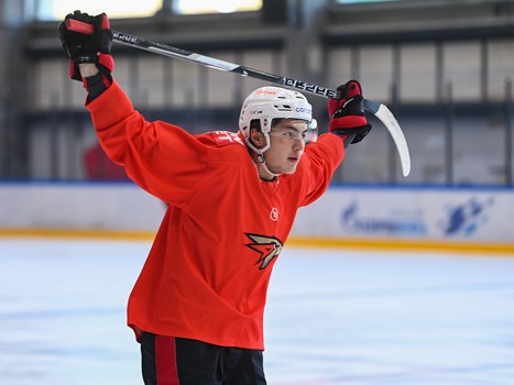 Тренировка «Авангарда» в Омске