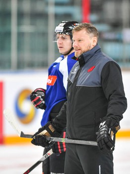 Раскатка "Авангарда" перед матчем с ЦСКА