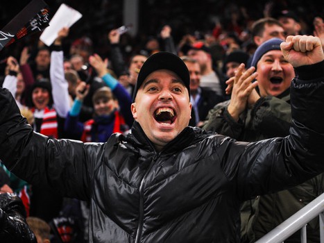 17.03.2017. 5 матч серии 1/2 финала. "Авангард" - "Ак Барс" 4:1