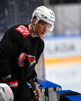 Тренировка «Авангарда» перед матчем во Владивостоке