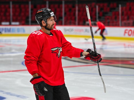 Раскатка «Авангарда» перед домашним матчем с «Сибирью»