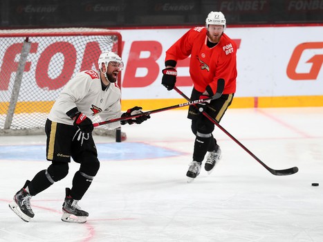 Открытая тренировка «Авангарда» перед вторым раундом плей-офф