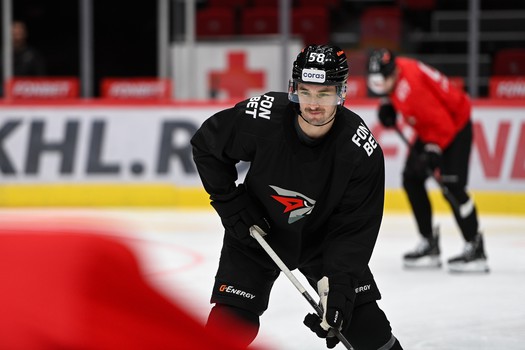 Раскатка «Авангарда» перед матчем с «Салаватом Юлаевым»