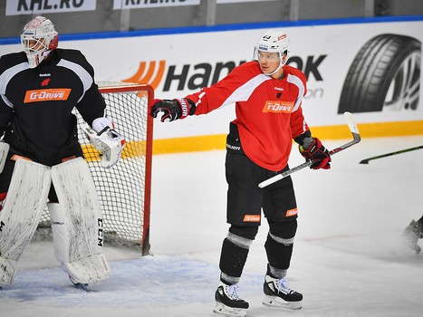 Раскатка "Авангарда" перед выездным матчем с ХК "Сочи"