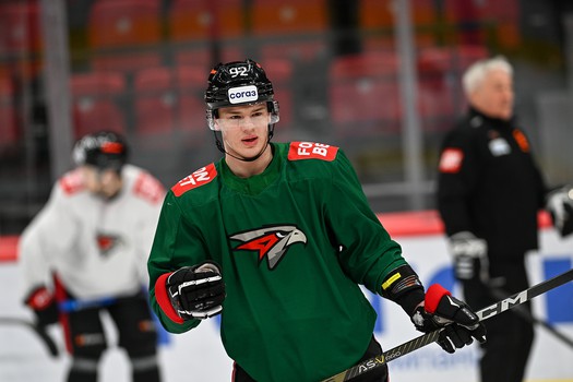 Раскатка «Авангарда» перед первым матчем серии с «Ладой»