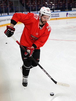 Тренировка «Авангарда» перед шестым матчем серии с «Металлургом»