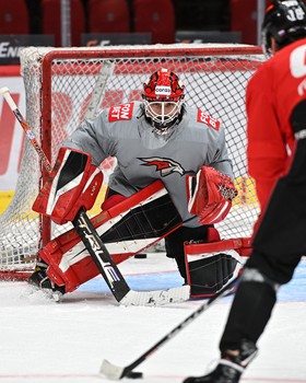 Раскатка «Авангарда» перед матчем с «Автомобилистом»