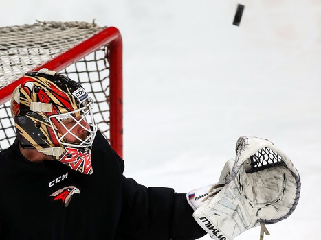 Раскатка «Авангарда» перед первым матчем серии с «Салаватом Юлаевым»