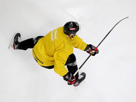 Раскатка «Авангарда» перед матчем с «Барысом»