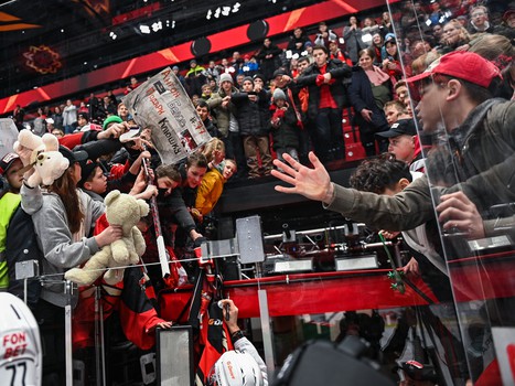 Открытая тренировка «Авангарда» перед финалом Востока