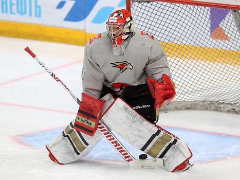 Раскатка «Авангарда» перед матчем с «Металлургом»