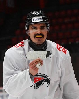 Раскатка «Авангарда» перед матчем с «Нефтехимиком»