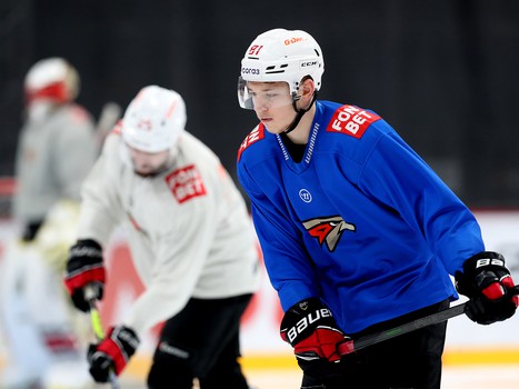 Открытая тренировка «Авангарда» перед стартом финала Востока