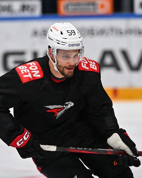 Раскатка «Авангарда» перед матчем в Минске