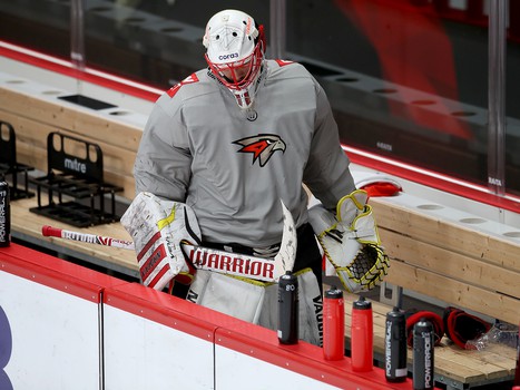 Раскатка «Авангарда» перед матчем с ЦСКА