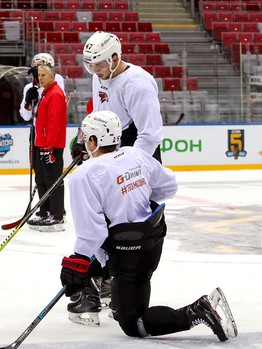 Раскатка «Авангарда» перед выездным матчем с ХК «Сочи»