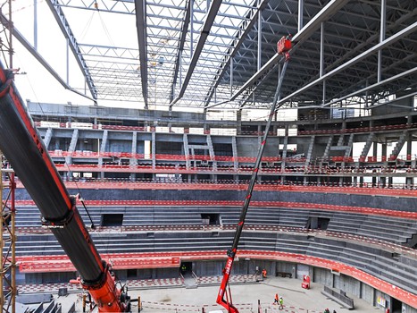 Техническая готовность «Арены Омск» составляет 35%