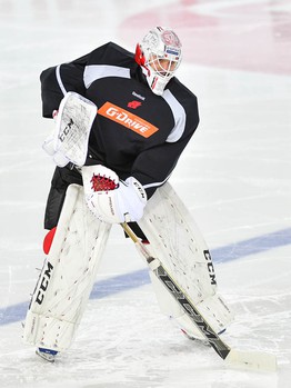 Раскатка "Авангарда" перед матчем с "Сибирью"