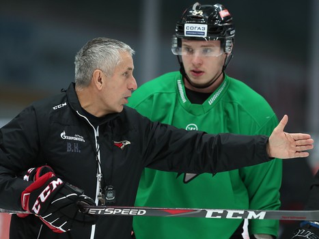 Раскатка «Авангарда» перед матчем против СКА