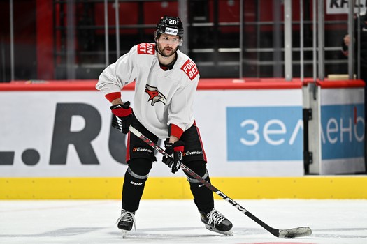 Раскатка «Авангарда» перед матчем с «Барысом»