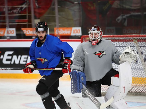 Открытая тренировка «Авангарда» для прессы и болельщиков