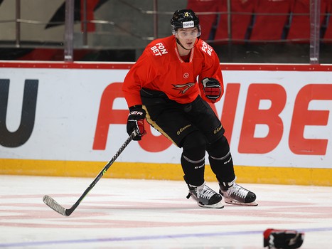 Раскатка «Авангарда» перед матчем против СКА