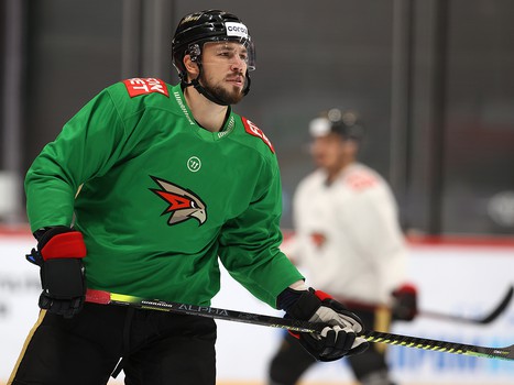 Раскатка «Авангарда» перед матчем с ХК «Сочи»