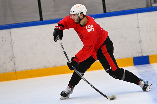 Тренировка «Авангарда» в Омске