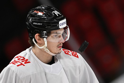 Раскатка «Авангарда» перед матчем с ХК «Сочи»