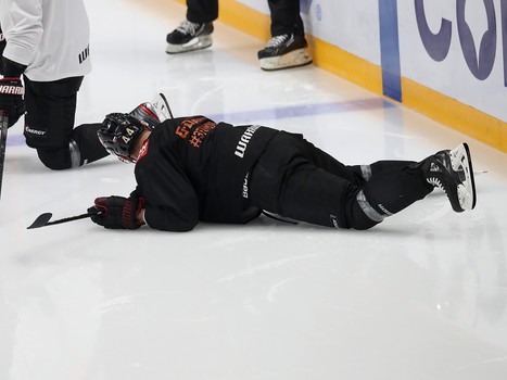 Раскатка «Авангарда» перед матчем с «Магниткой»