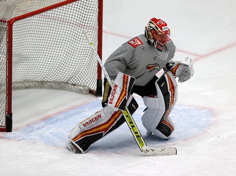 Тренировка «Авангарда» перед матчем в Новосибирске