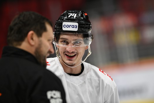 Раскатка «Авангарда» перед матчем с ХК «Сочи»