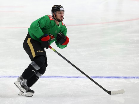 Раскатка «Авангарда» перед матчем с ХК «Сочи»