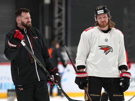 Тренировка «Авангарда» во время паузы в чемпионате