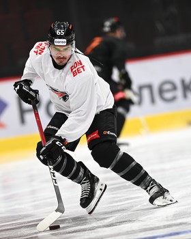 Раскатка «Авангарда» перед матчем с «Адмиралом»