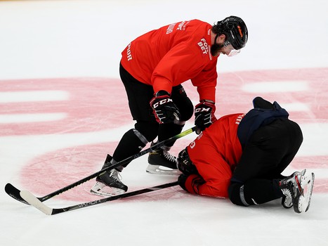 Раскатка «Авангарда» перед шестым матчем финальной серии с ЦСКА