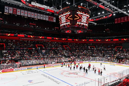 Открытая тренировка «Авангарда» перед вторым раундом плей-офф