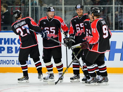 Матч звезд омского хоккея. Часть первая