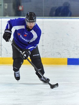 Перед игрой с "Пиратами". Тренировка на льду