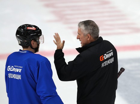 Раскатка «Авангарда» перед матчем с «Трактором»