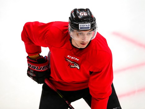 Раскатка «Авангарда» перед матчем с ХК «Сочи»