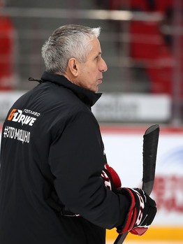 Раскатка «Авангарда» перед матчем с «Барысом»