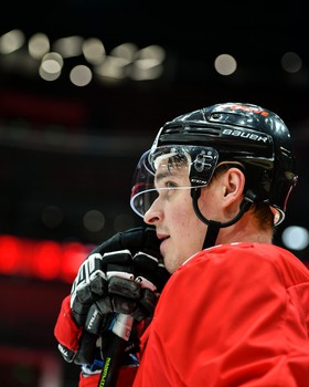 Раскатка «Авангарда» перед матчем с «Нефтехимиком»