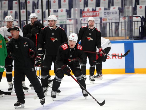 Раскатка «Авангарда» перед выездным матчем с «Ак Барсом»