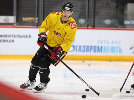 Раскатка «Авангарда» перед матчем с «Автомобилистом»