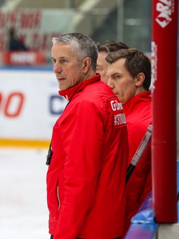 Раскатка «Авангарда» перед матчем с «Салаватом Юлаевым»